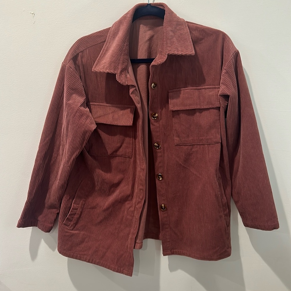 SHEIN lightweight shacket